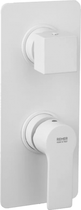 Смеситель для ванны с душем Remer Energy EY93KBBO белый матовый