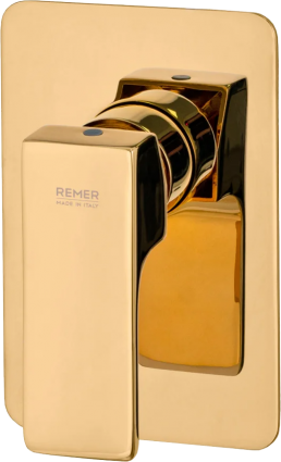 Смеситель для душа Remer Absolute AU30DO золотой глянцевый, С ВНУТРЕННЕЙ ЧАСТЬЮ