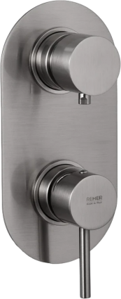 Смеситель для ванны с душем Remer X Style X93KB никель брашированный