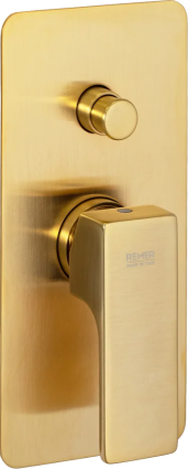Смеситель для ванны с душем Remer Absolute AU09KBBG золотой брашированный