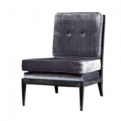 Кресло ROOMERS FURNITURE Лоран серого цвета