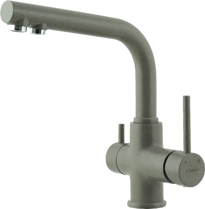 Смеситель для кухни Lemark Comfort LM3061PGS серый шелк