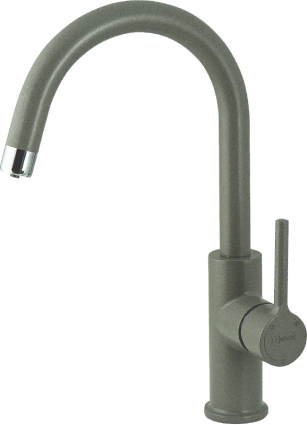 Смеситель для кухни Lemark Comfort LM3073PGS серый шелк