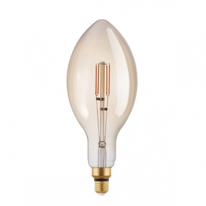 Лампа светодиодная филаментная диммируемая Eglo E27 4,5W 2200K янтарь 110106