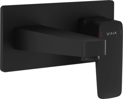 Смеситель для раковины VitrA Root Square A4273836EXP матовый черный
