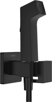 Гигиенический душ Hansgrohe Bidette E 1jet 29233670 со смесителем, матовый черный