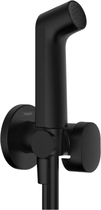Гигиенический душ Hansgrohe Bidette S 1jet 29230670 матовый черный