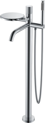 Напольный смеситель для ванны с душем Boheme Stick 129-CRCR.2 chrome touch chrome