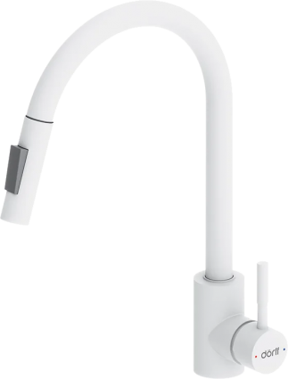 Смеситель для кухни Dorff Logic D3007533 белый