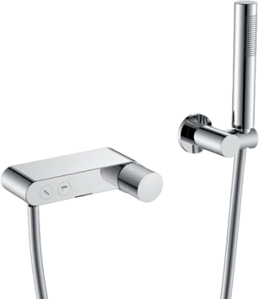 Смеситель для ванны с душем Boheme Stick 123-CRCR.2 chrome touch chrome