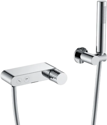 Смеситель для ванны с душем Boheme Stick 123-CRCR chrome diamond chrome