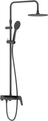 Душевая стойка Damixa Jupiter 977780300 черная матовая