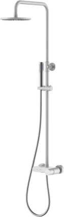 Душевая стойка Boheme Stick 128-WCR white diamond chrome