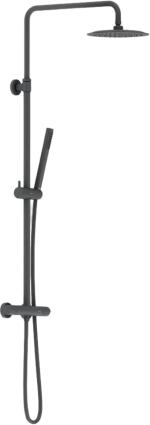Душевая стойка Damixa Scandinavian Pure 936800300 черная матовая
