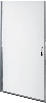 Душевая дверь в нишу BelBagno Uno B-1-100-P-Cr стекло рифленое