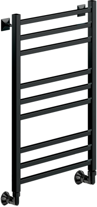 Полотенцесушитель водяной Ника Modern ЛМ 5 80/40, черный матовый