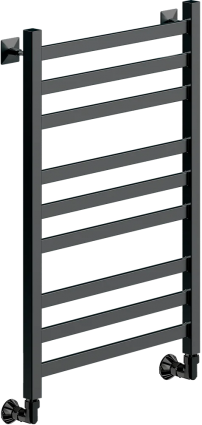 Полотенцесушитель водяной Ника Modern ЛМ 6 80/50, черный матовый
