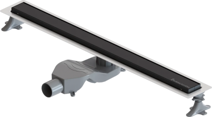 Душевой лоток Boheme Premium Linear 60 см, черный