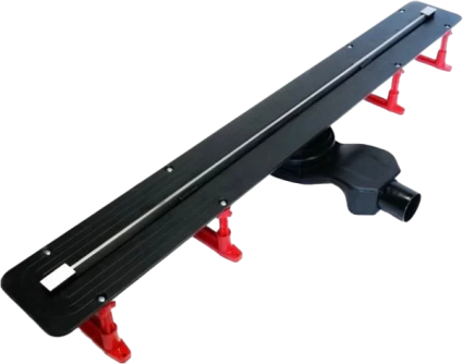 Душевой лоток CK DRAIN SET 1119-11065 65 см, с мокрым затвором, щелевой, с решеткой из нержавеющей стали