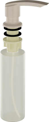 Дозатор для кухонной мойки Ulgran Quartz U-02 бежевый
