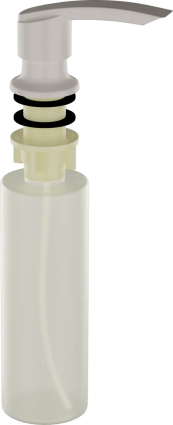 Дозатор для кухонной мойки Ulgran Quartz U-02 белый