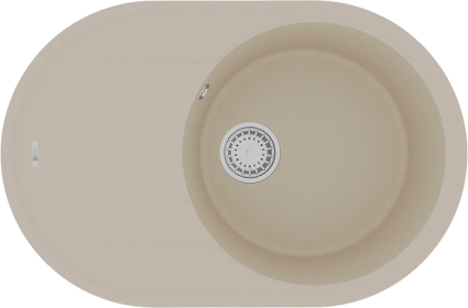 Мойка кухонная Lemark Lacha 760 9910056 бежевая