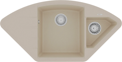 Мойка кухонная Lemark Irkana 980 9910044 бежевая