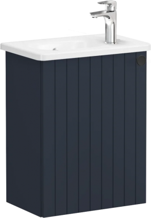 Тумба с раковиной VitrA Root Groove 45 L темно-синий