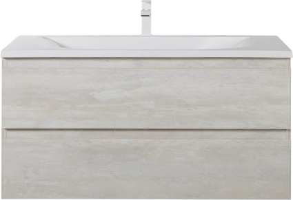 Тумба с раковиной Cezares Molveno 100, legno bianco