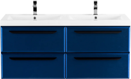 Тумба для комплекта Cezares Eco 120, sapfiro, 4 ящика