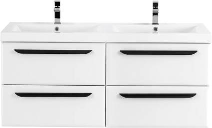 Тумба для комплекта Cezares Eco 120, bianco opaco, 4 ящика