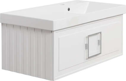 Тумба для комплекта La Fenice Cubo 90 белая