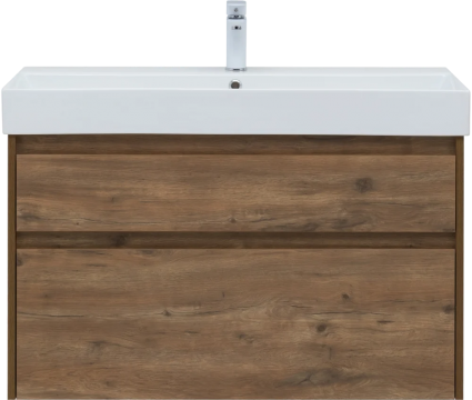 Тумба для комплекта Aquanet Nova Lite 100 дуб рустикальный, 2 ящика