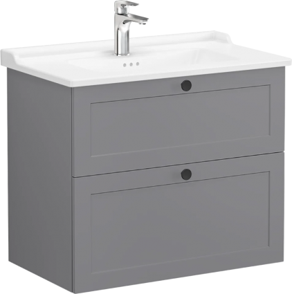 Тумба с раковиной VitrA Root Classic 80 серый