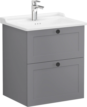 Тумба с раковиной VitrA Root Classic 60 серая
