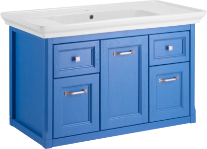 Тумба для комплекта ASB-Woodline Толедо 105 синяя