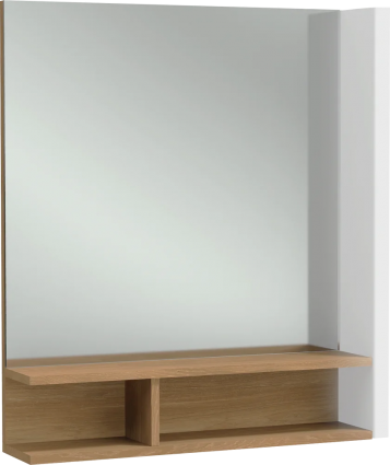 Зеркало Jacob Delafon Terrace EB1180D-NF 60, светлое дерево, с подсветкой, R