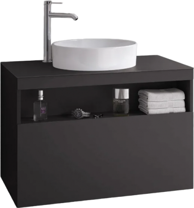 Тумба для комплекта Keuco Stageline 32864 80 см, вулканит