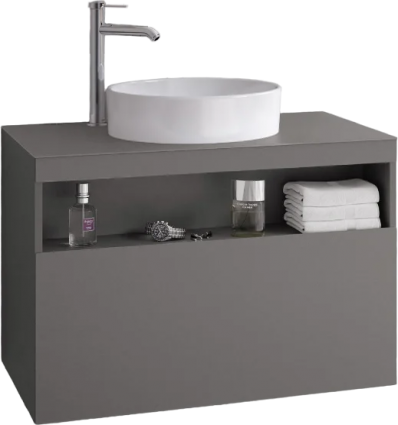 Тумба для комплекта Keuco Stageline 32864 80 см, инокс матовый