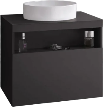 Тумба для комплекта Keuco Stageline 32853 65 см, вулканит