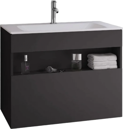 Тумба для комплекта Keuco Stageline 32862 80 см, вулканит