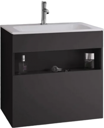 Тумба для комплекта Keuco Stageline 32852 65 см, вулканит