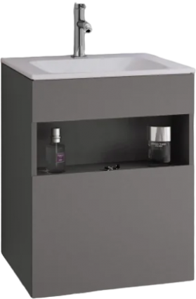 Тумба для комплекта Keuco Stageline 32842 50 см, инокс матовый