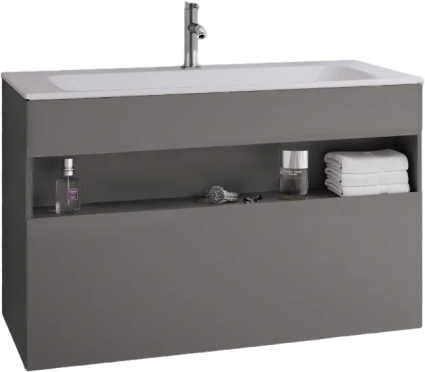 Тумба для комплекта Keuco Stageline 32872 100 см, инокс матовый