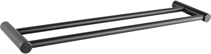 Полотенцедержатель Haiba HB84-7 двойной, черный