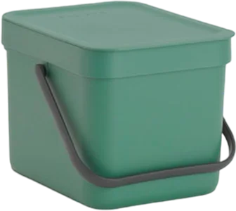 Мусорное ведро Brabantia Sort&Go 129841 6 л, темно-зеленое