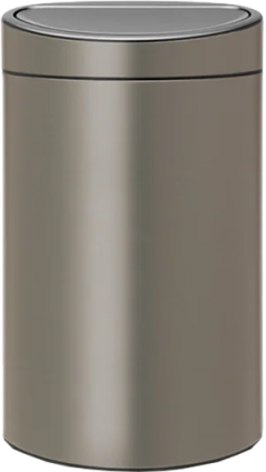 Мусорное ведро Brabantia Touch Bin 117909 10+23 л, платиновое