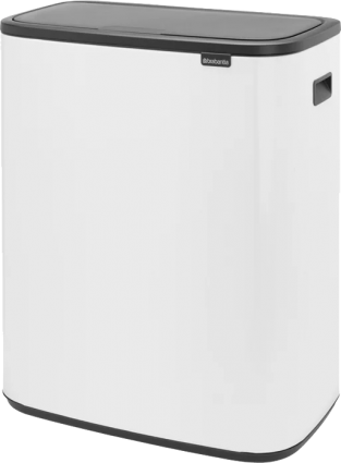 Мусорное ведро Brabantia Touch Bin Bo 221408 30+30 л, белое