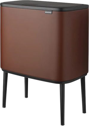 Мусорное ведро Brabantia Bo Touch Bin 208621 23+11 л, коричневое