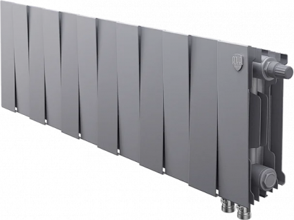 Радиатор биметаллический Royal Thermo Piano Forte 200 VDR silver satin, 12 секций